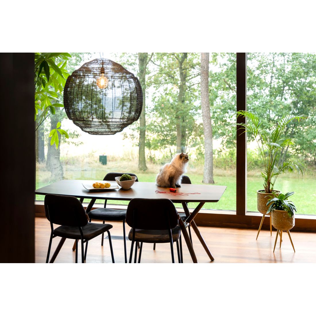 Dutchbone Eettafel Malaya 180x90cm Walnoot - KwaliteitWonen.nl