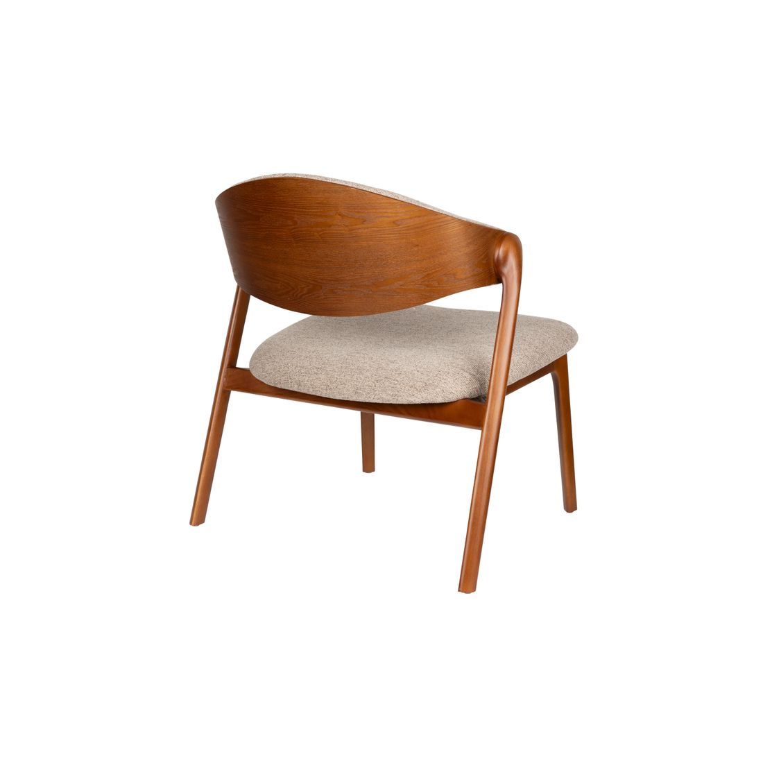 Dutchbone Fauteuil Babington Walnoot - KwaliteitWonen.nl