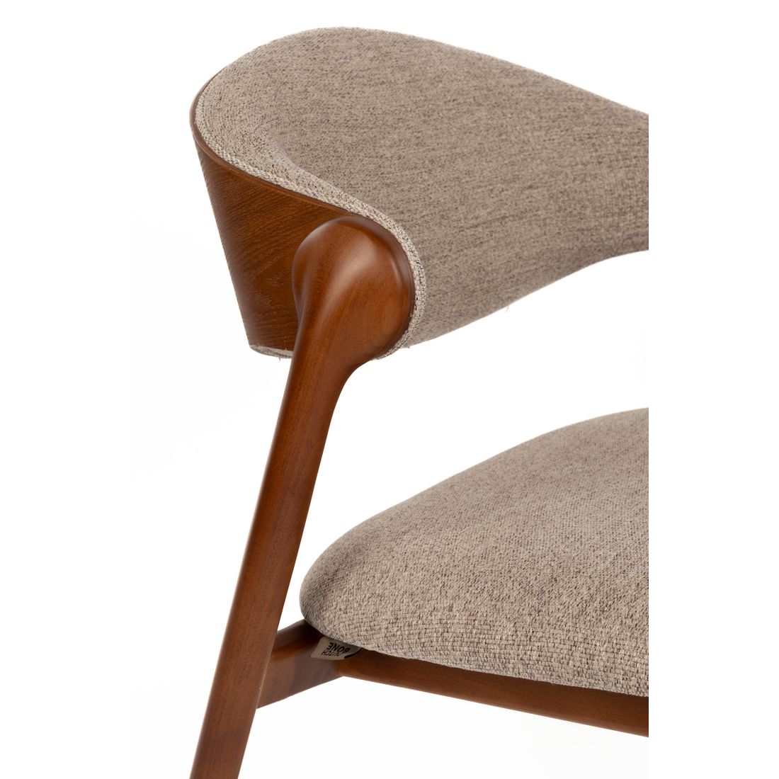 Dutchbone Fauteuil Babington Walnoot - KwaliteitWonen.nl