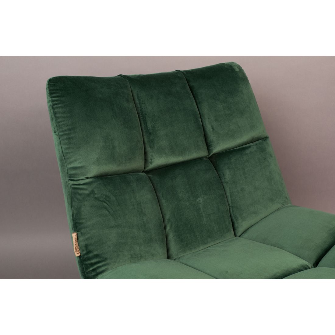 Dutchbone Fauteuil Bar Velvet Groen - KwaliteitWonen.nl