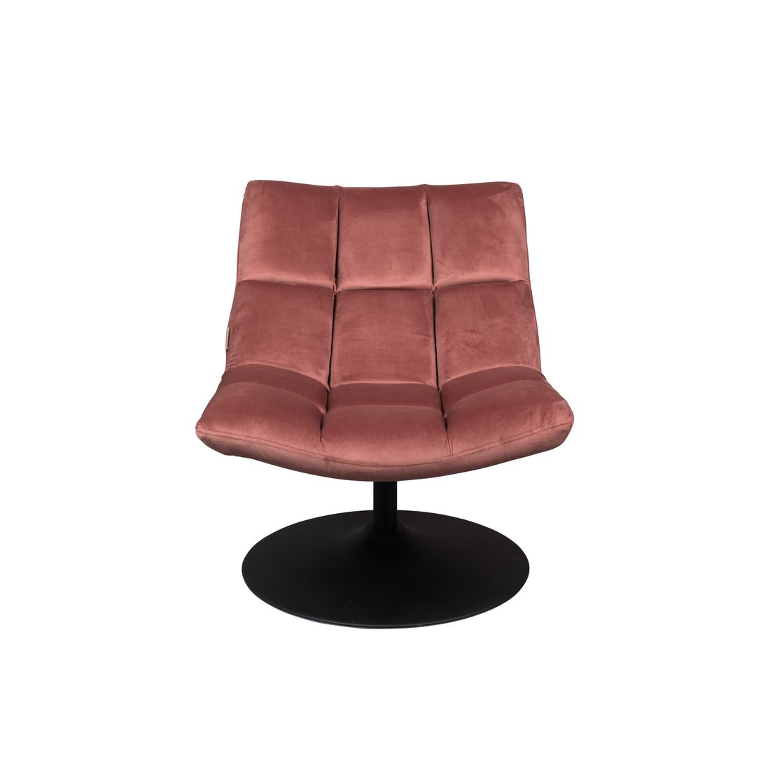 Dutchbone Fauteuil Bar Velvet Oud Roze - KwaliteitWonen.nl