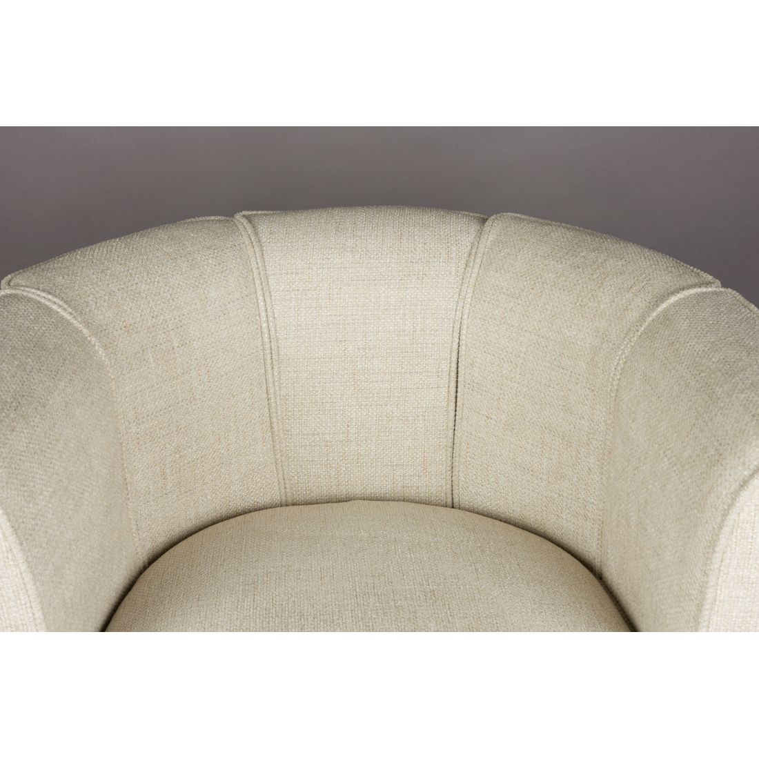 Dutchbone Fauteuil Flower Beige - KwaliteitWonen.nl