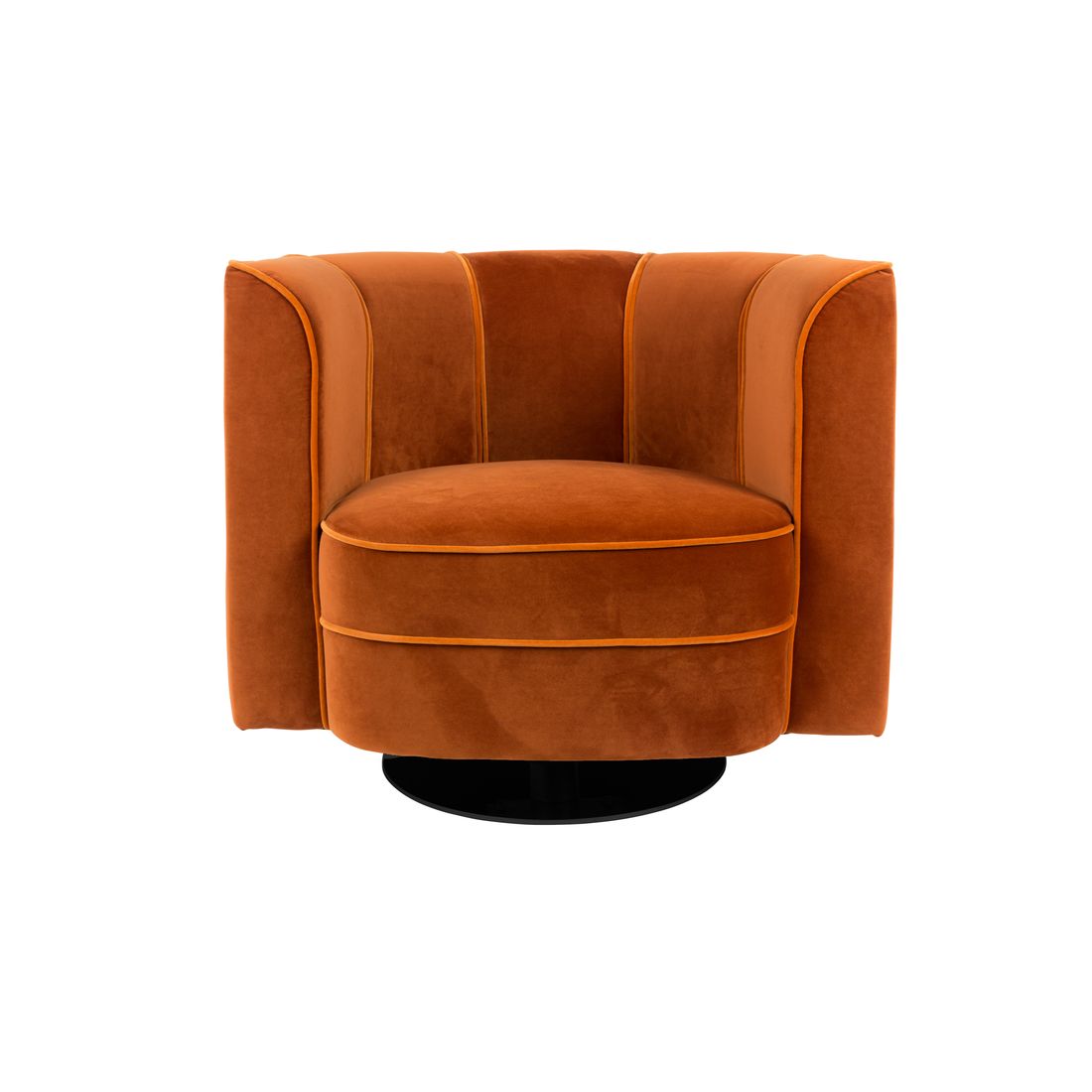 Dutchbone Fauteuil Flower Oranje - KwaliteitWonen.nl