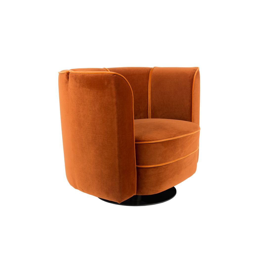 Dutchbone Fauteuil Flower Oranje - KwaliteitWonen.nl