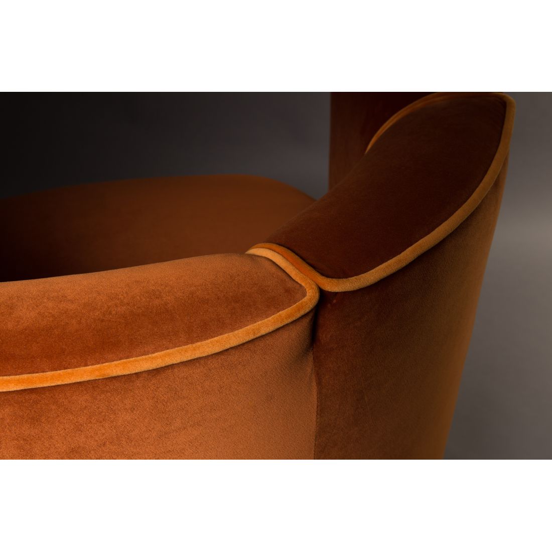 Dutchbone Fauteuil Flower Oranje - KwaliteitWonen.nl