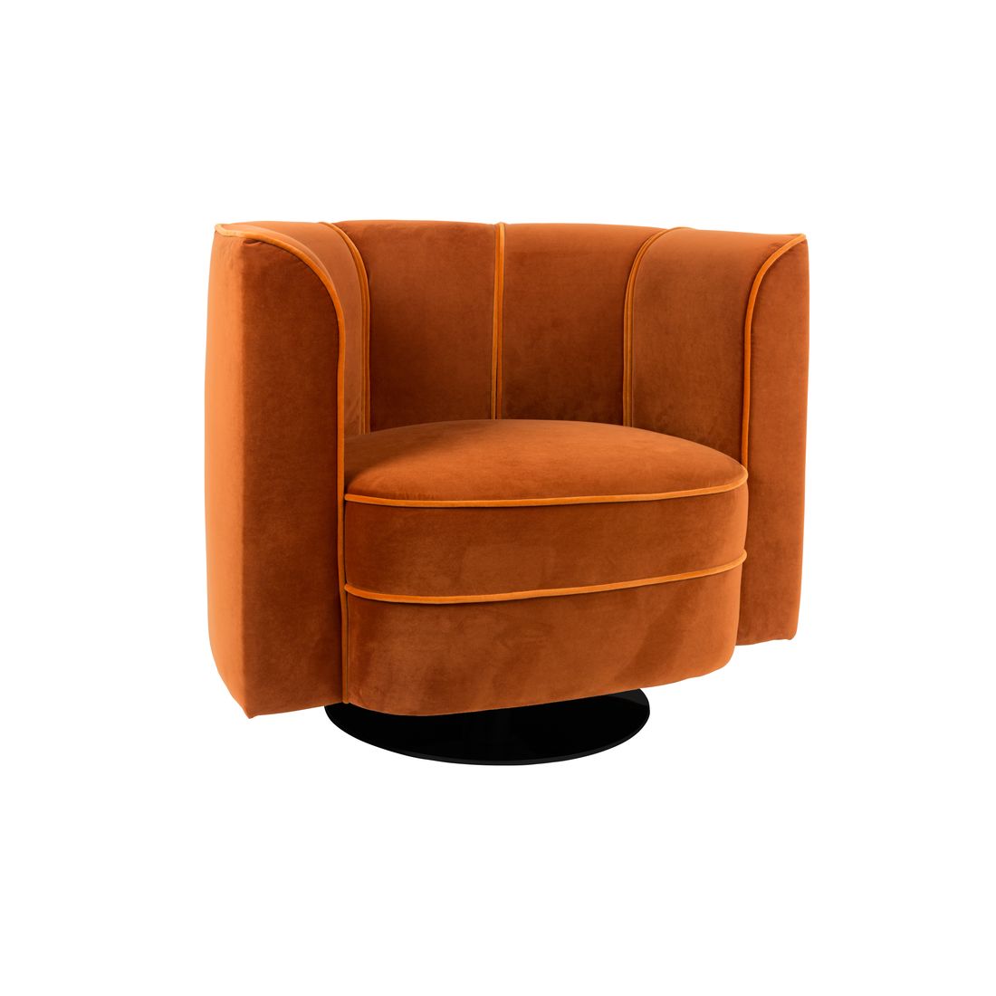 Dutchbone Fauteuil Flower Oranje - KwaliteitWonen.nl