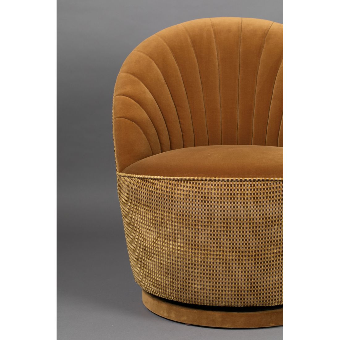 Dutchbone Fauteuil Madison Okergeel - KwaliteitWonen.nl