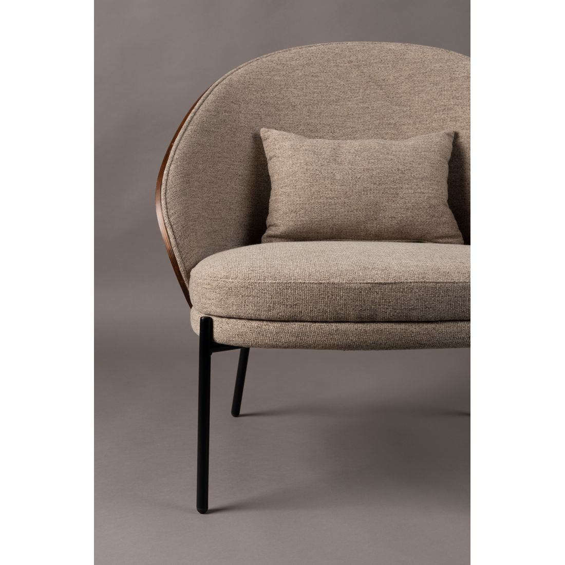 Dutchbone Fauteuil Rodin Beige - KwaliteitWonen.nl