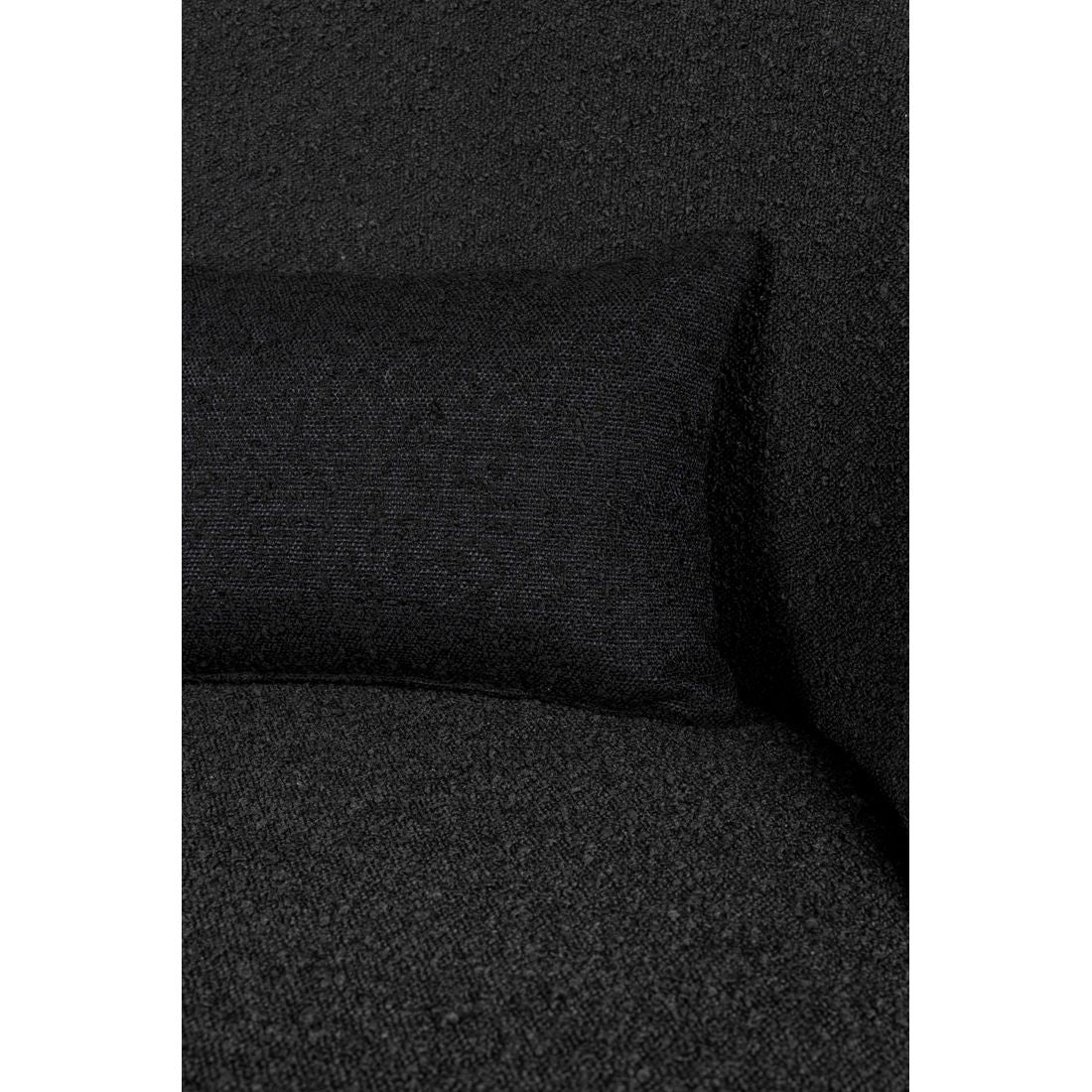 Dutchbone Fauteuil Rodin Bouclé Zwart - KwaliteitWonen.nl
