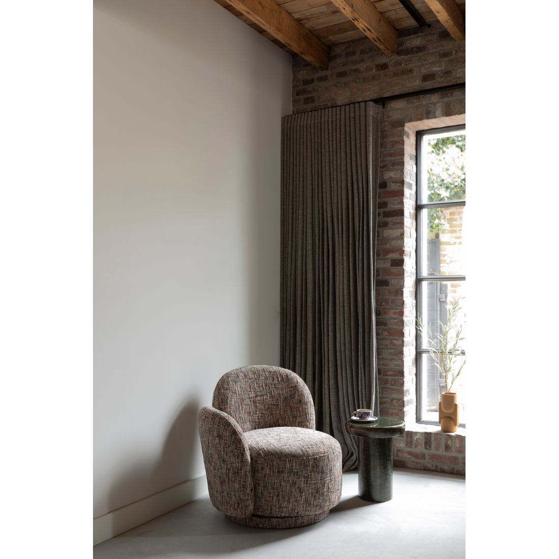 Dutchbone Fauteuil Rose Meerkleurig - KwaliteitWonen.nl