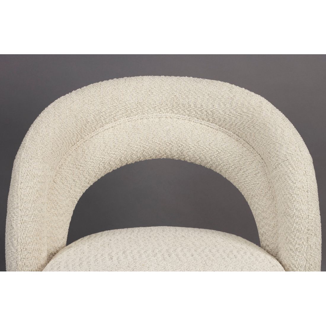Dutchbone Fauteuil Seina Swivel Beige - KwaliteitWonen.nl