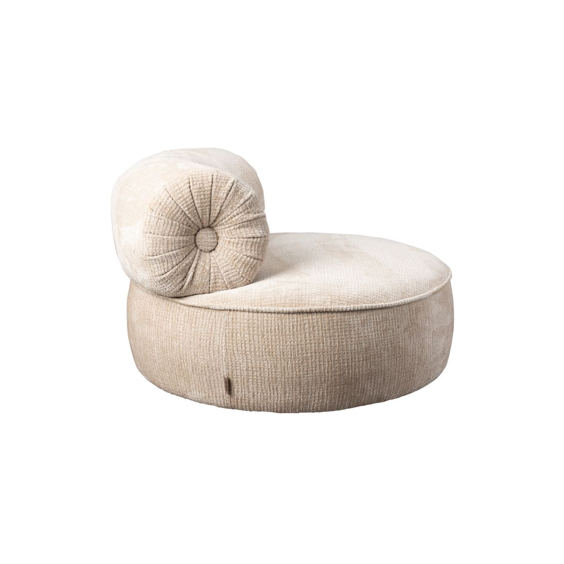 Dutchbone Fauteuil Tilbury Naturel Beige - KwaliteitWonen.nl