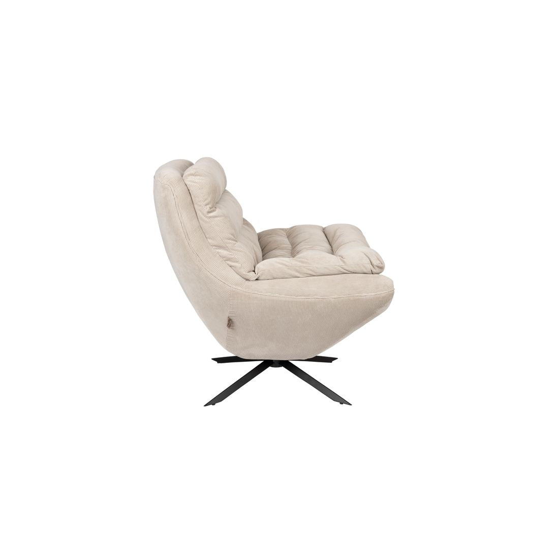 Dutchbone Fauteuil Vince Beige - KwaliteitWonen.nl