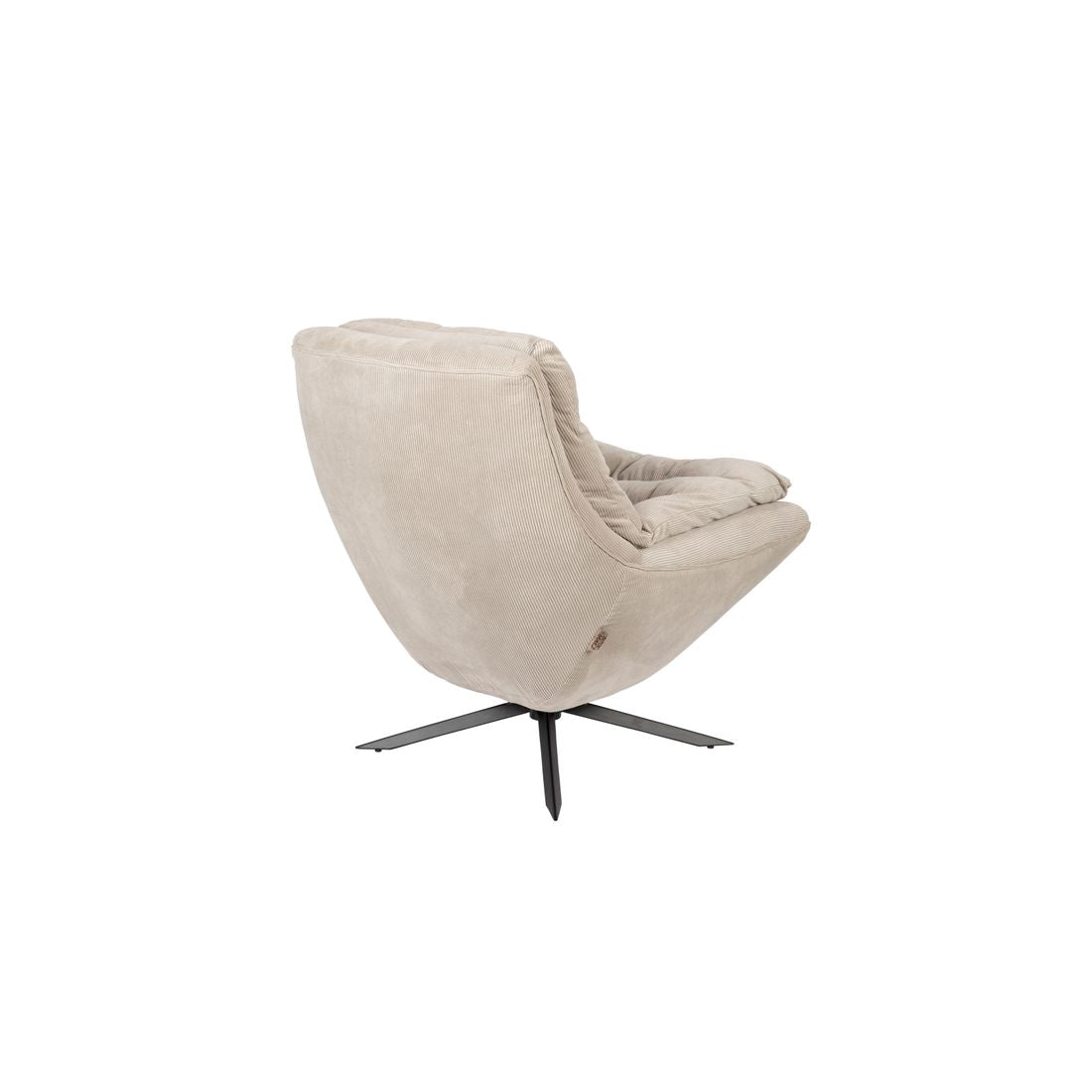 Dutchbone Fauteuil Vince Beige - KwaliteitWonen.nl