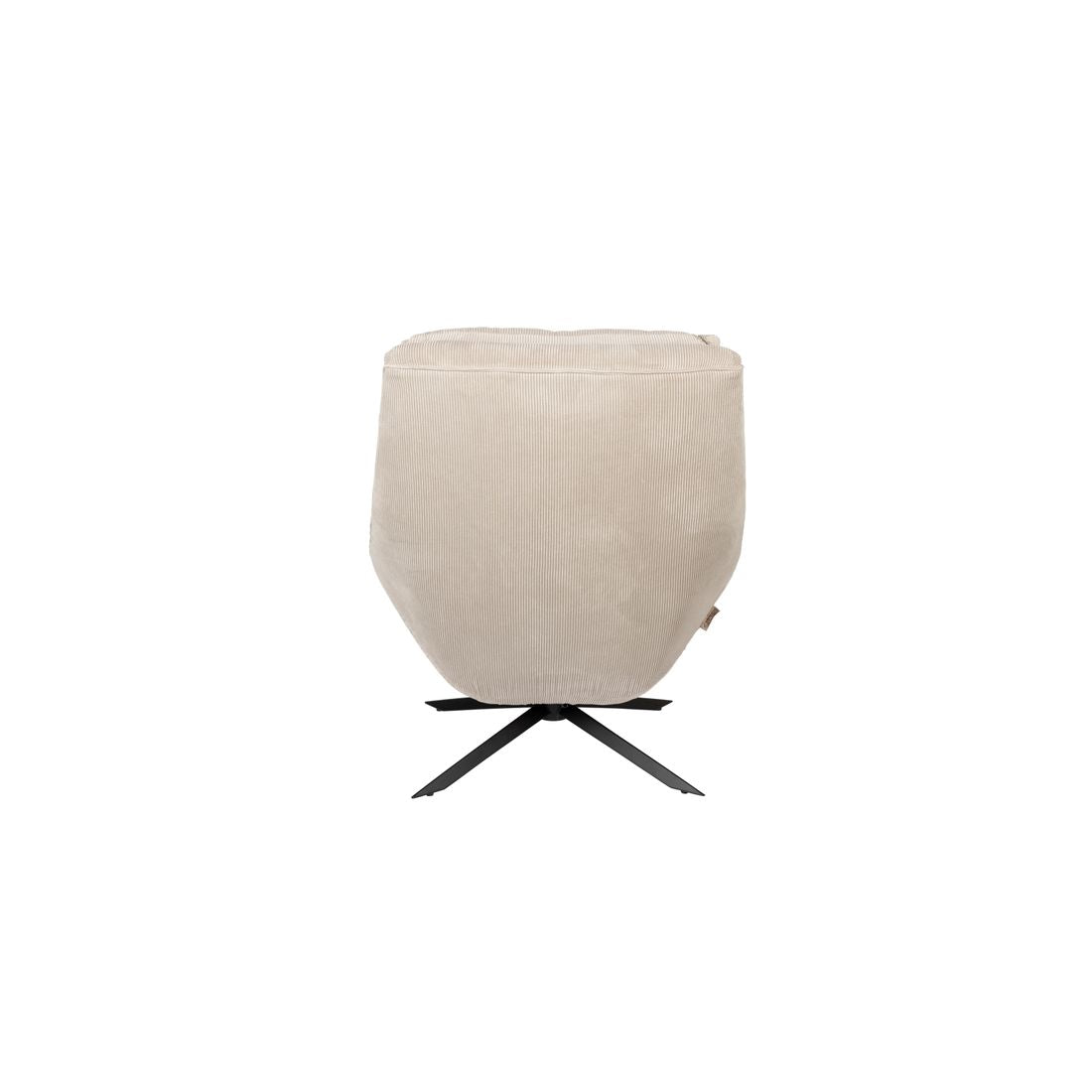 Dutchbone Fauteuil Vince Beige - KwaliteitWonen.nl