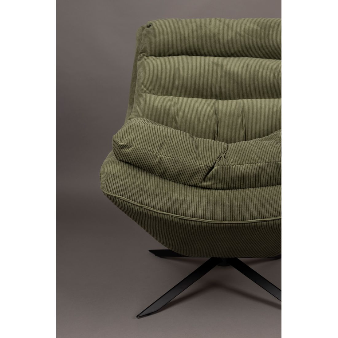 Dutchbone Fauteuil Vince Groen - KwaliteitWonen.nl