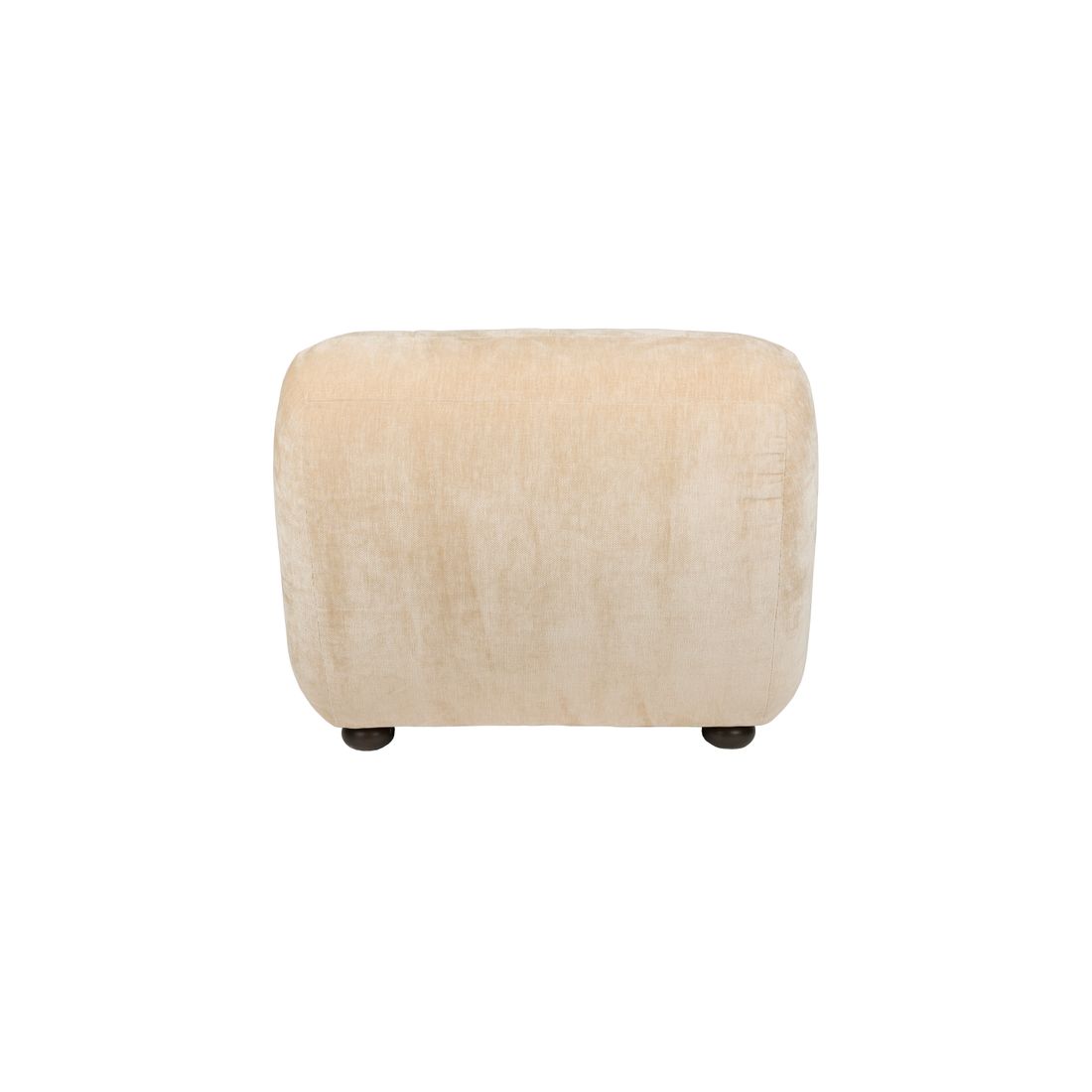 Dutchbone Fauteuil Wyatt Velours Beige - KwaliteitWonen.nl