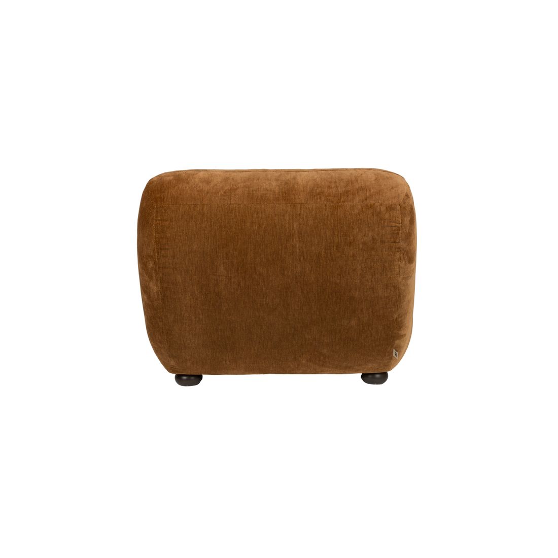 Dutchbone Fauteuil Wyatt Velours Cognac - KwaliteitWonen.nl