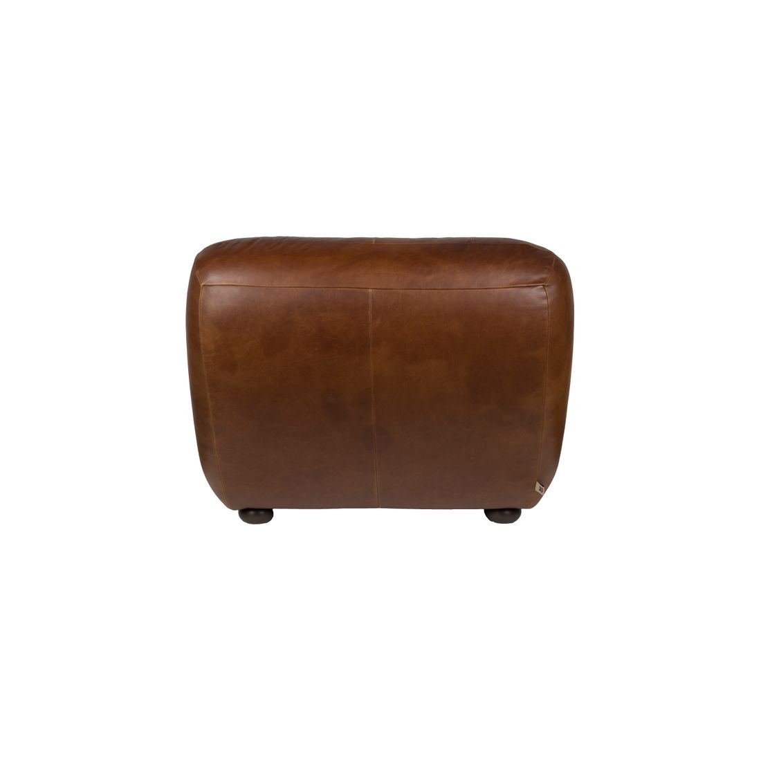 Dutchbone Fauteuil Wyatt Wax Leer Donkerbruin - KwaliteitWonen.nl