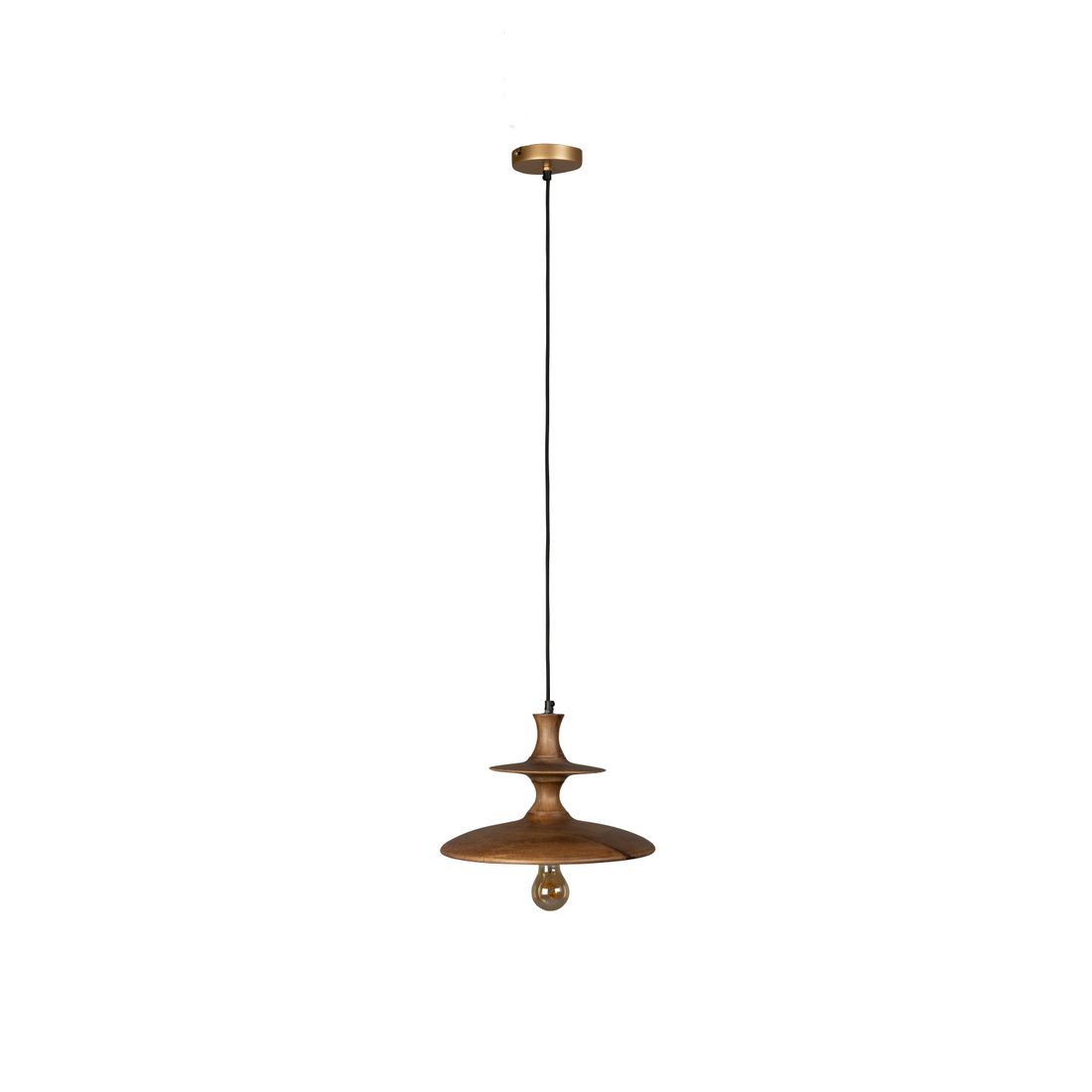 Dutchbone Hanglamp Cath S Walnoot - KwaliteitWonen.nl
