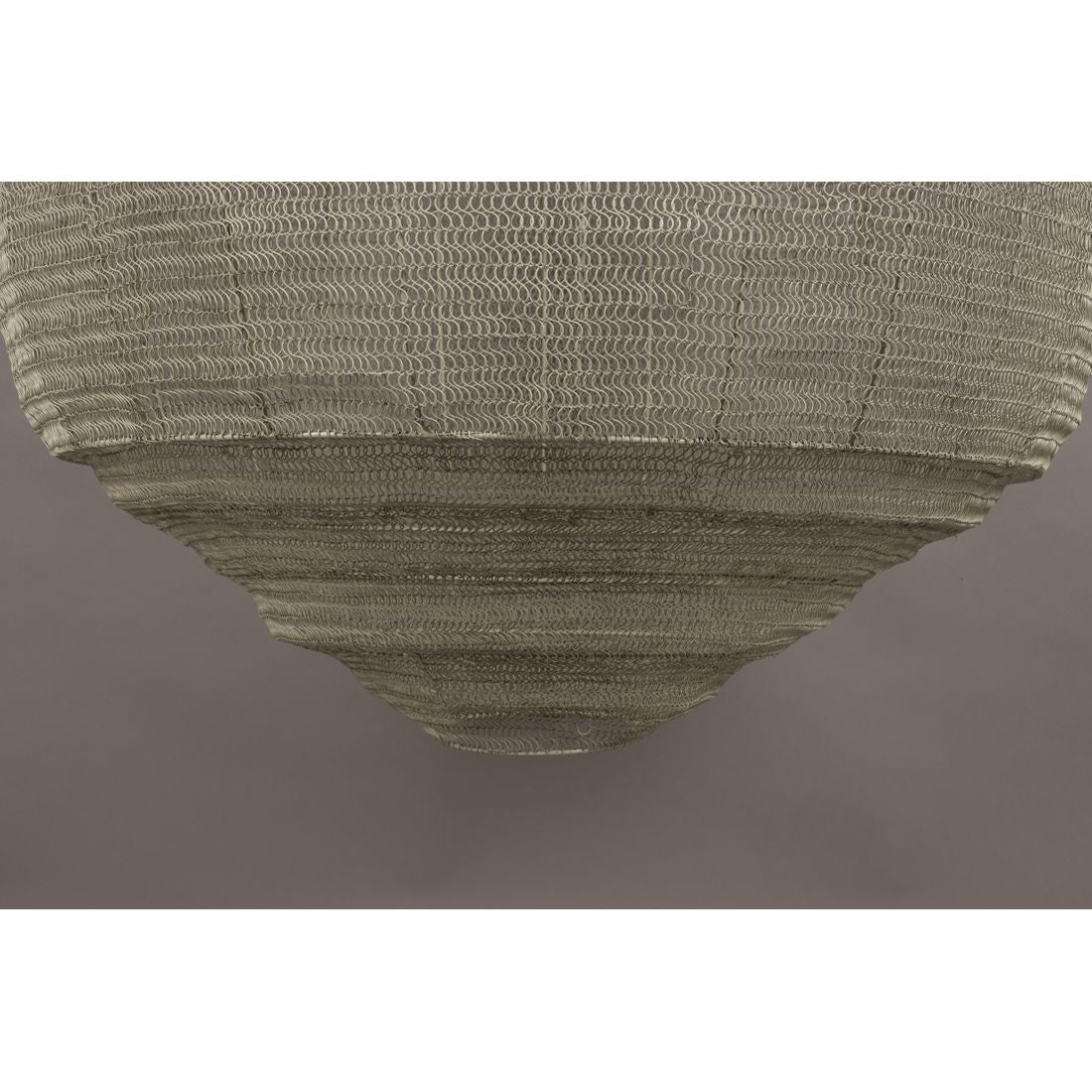Dutchbone Hanglamp Meezan Zand Grijs XL - KwaliteitWonen.nl