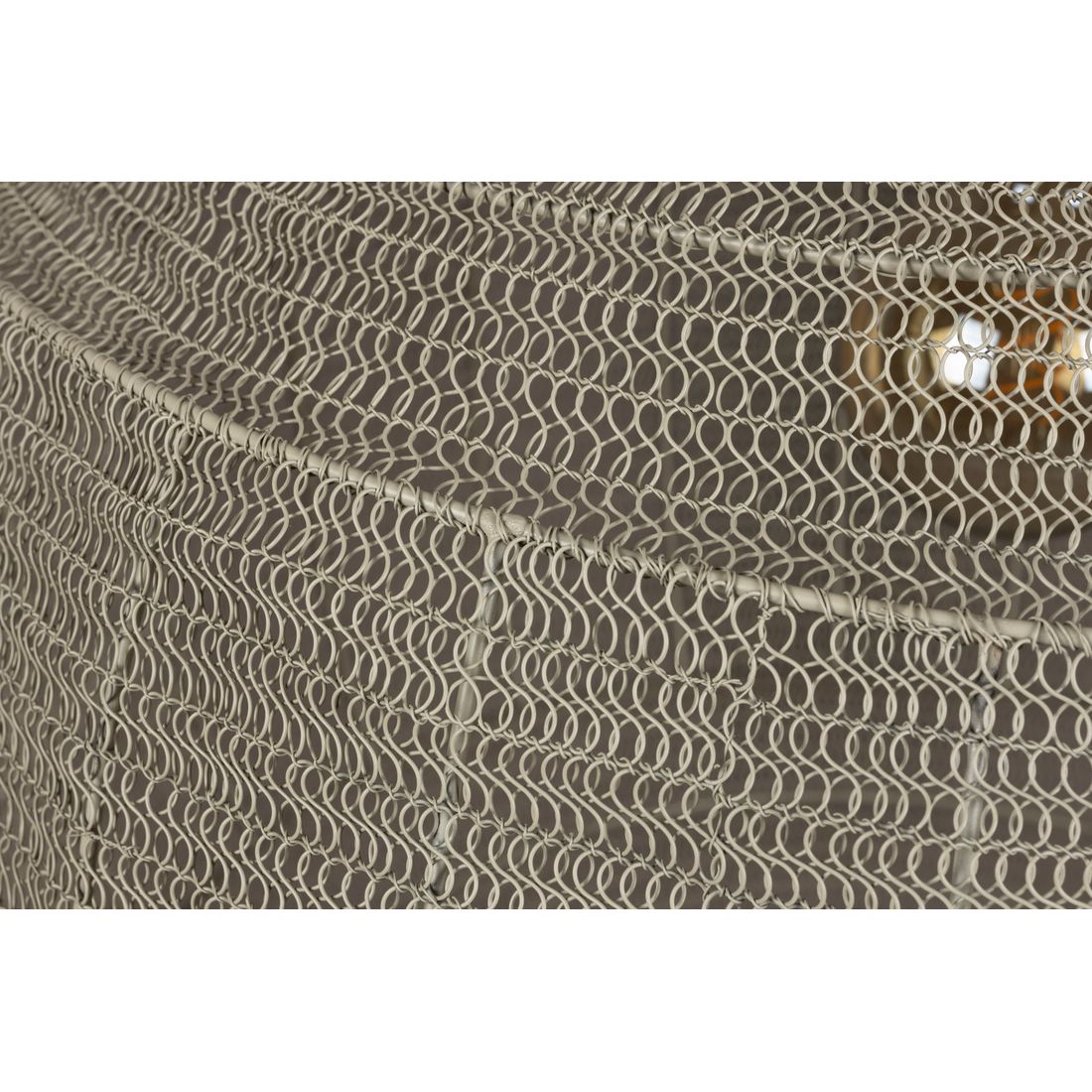 Dutchbone Hanglamp Meezan Zand Grijs XL - KwaliteitWonen.nl