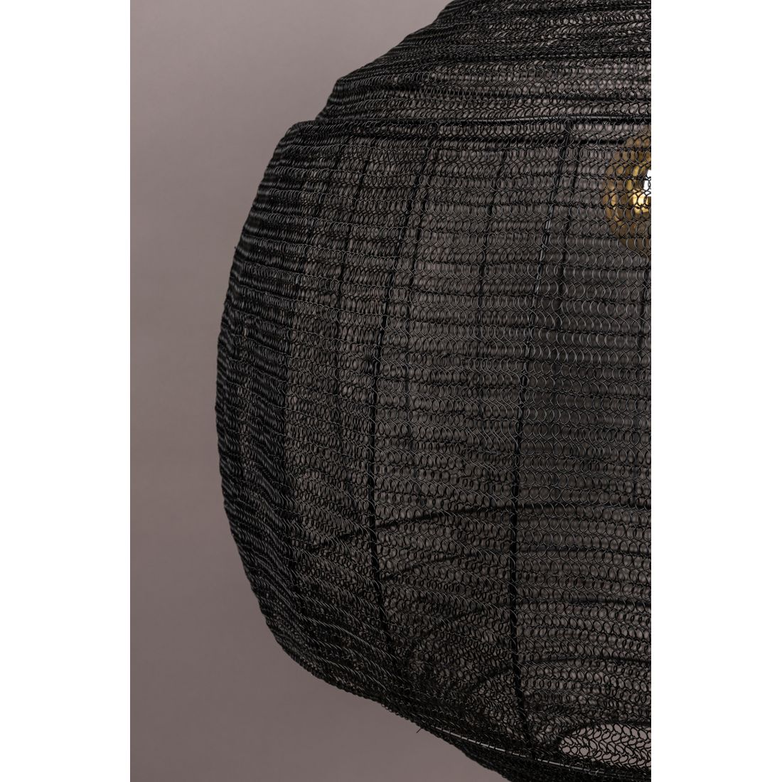 Dutchbone Hanglamp Meezan Zwart XL - KwaliteitWonen.nl