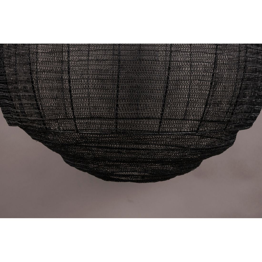 Dutchbone Hanglamp Meezan Zwart XL - KwaliteitWonen.nl