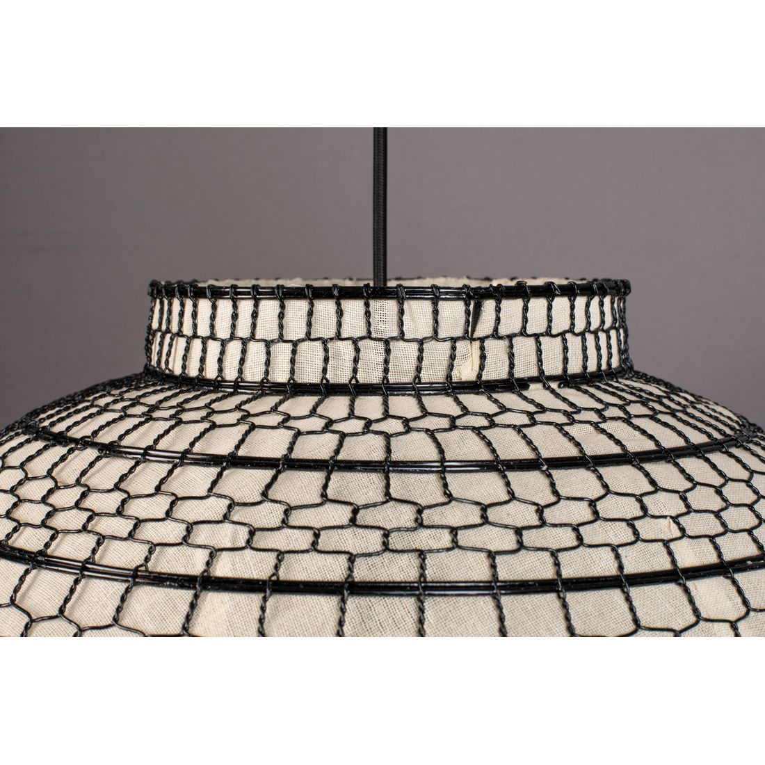 Dutchbone Hanglamp Ming Rond ø 50cm - KwaliteitWonen.nl