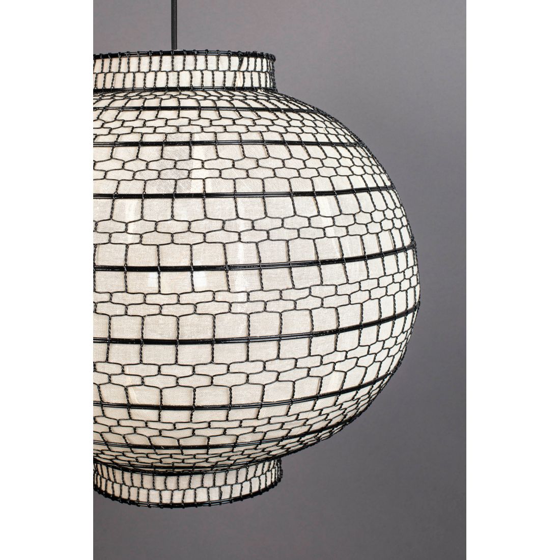 Dutchbone Hanglamp Ming Rond ø 50cm - KwaliteitWonen.nl