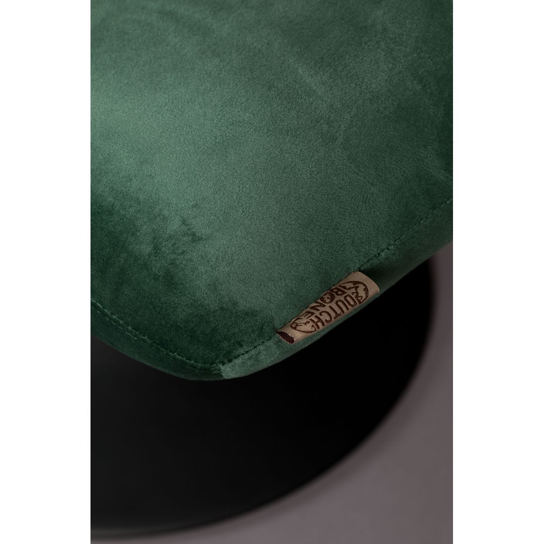 Dutchbone Hocker Bar Fluweel Groen - KwaliteitWonen.nl