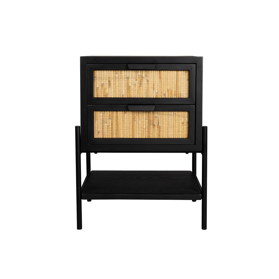 Dutchbone Nachtkastje Yasu Zwart-Kwaliteitwonen.nl