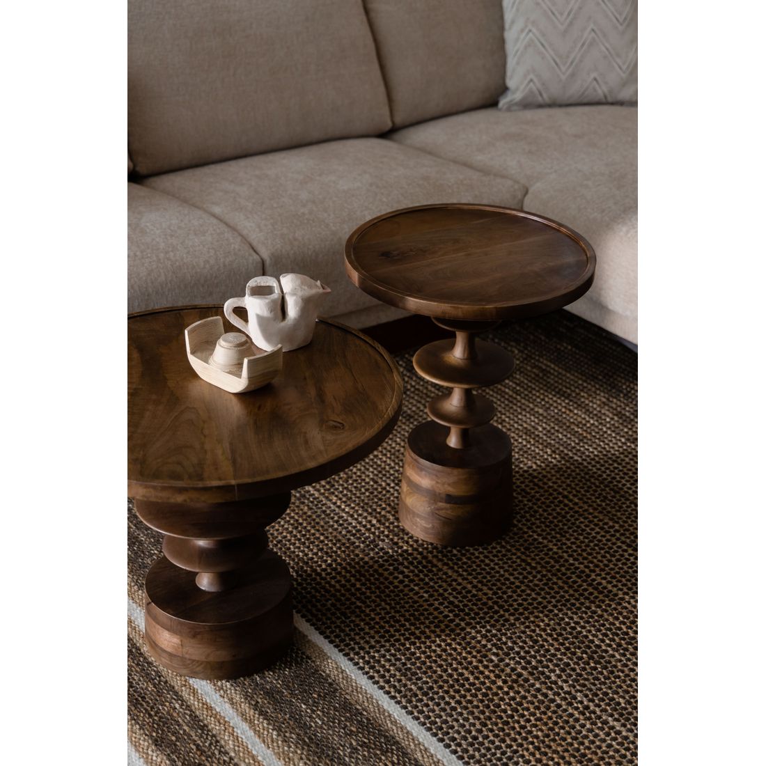 Dutchbone Salontafel Cath Walnoot - KwaliteitWonen.nl