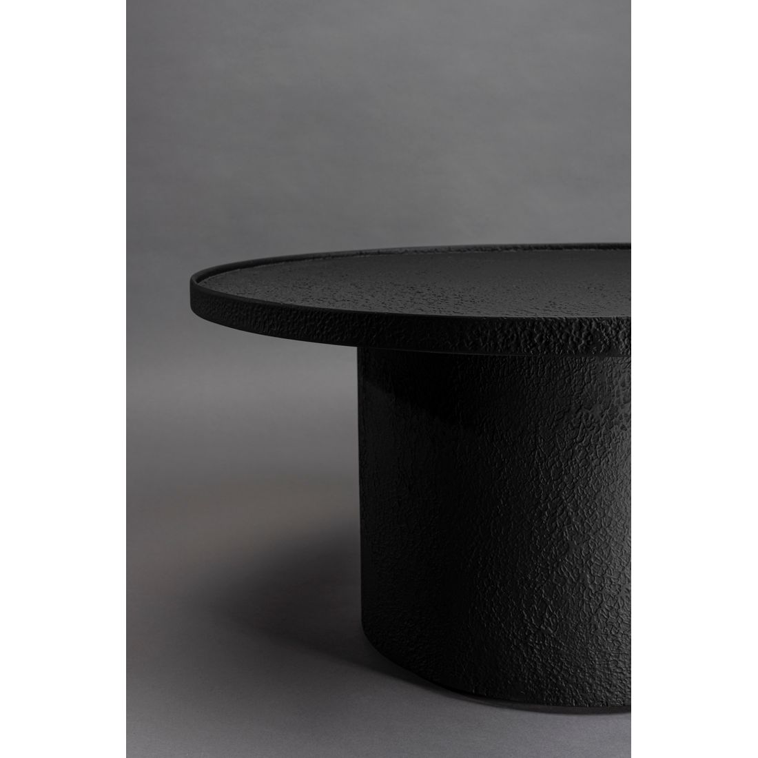 Dutchbone Salontafel Winston Rond Zwart - KwaliteitWonen.nl