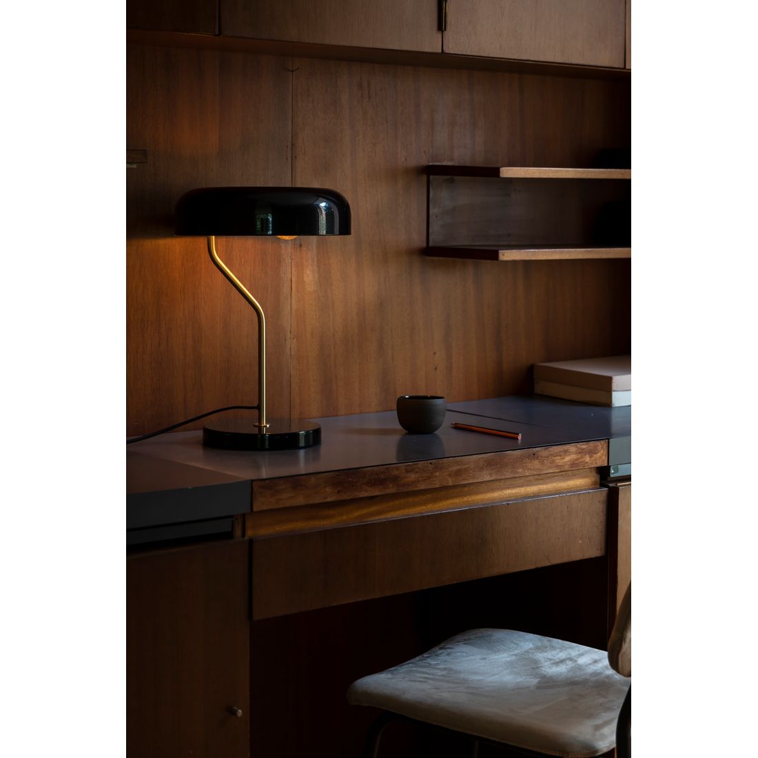 Dutchbone Tafellamp Eclipse Zwart - KwaliteitWonen.nl