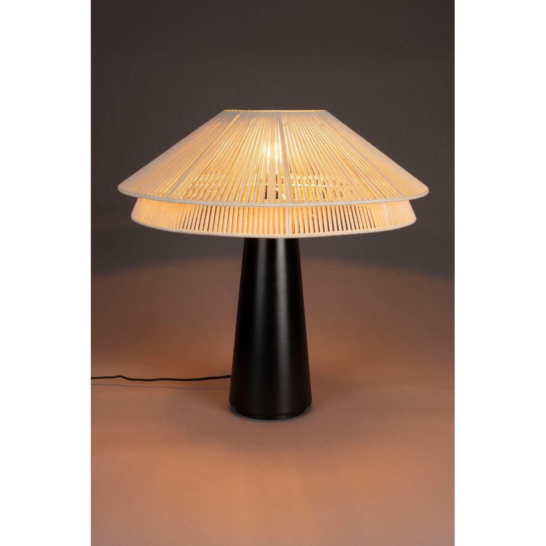 Dutchbone Tafellamp Elon Beige - KwaliteitWonen.nl