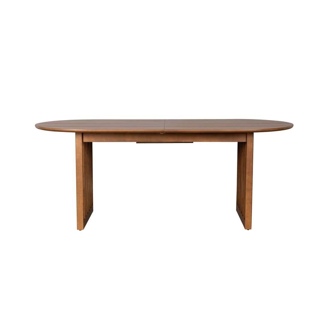 Dutchbone Verstelbare Eettafel Barlet 200/240x90cm Walnoot - KwaliteitWonen.nl