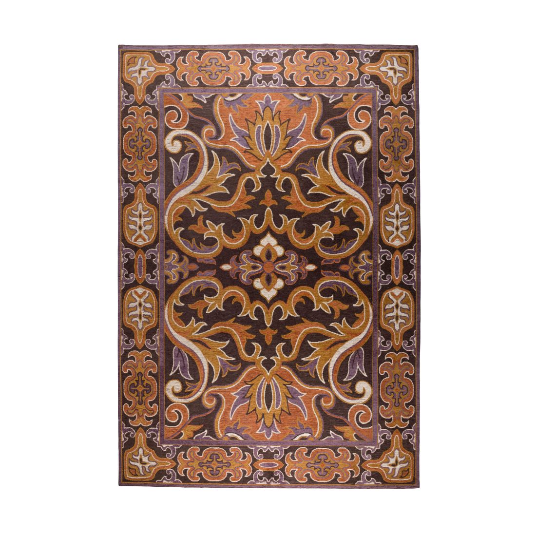 Dutchbone Vloerkleed Bashmira 160x230cm Aardse Kleuren - KwaliteitWonen.nl