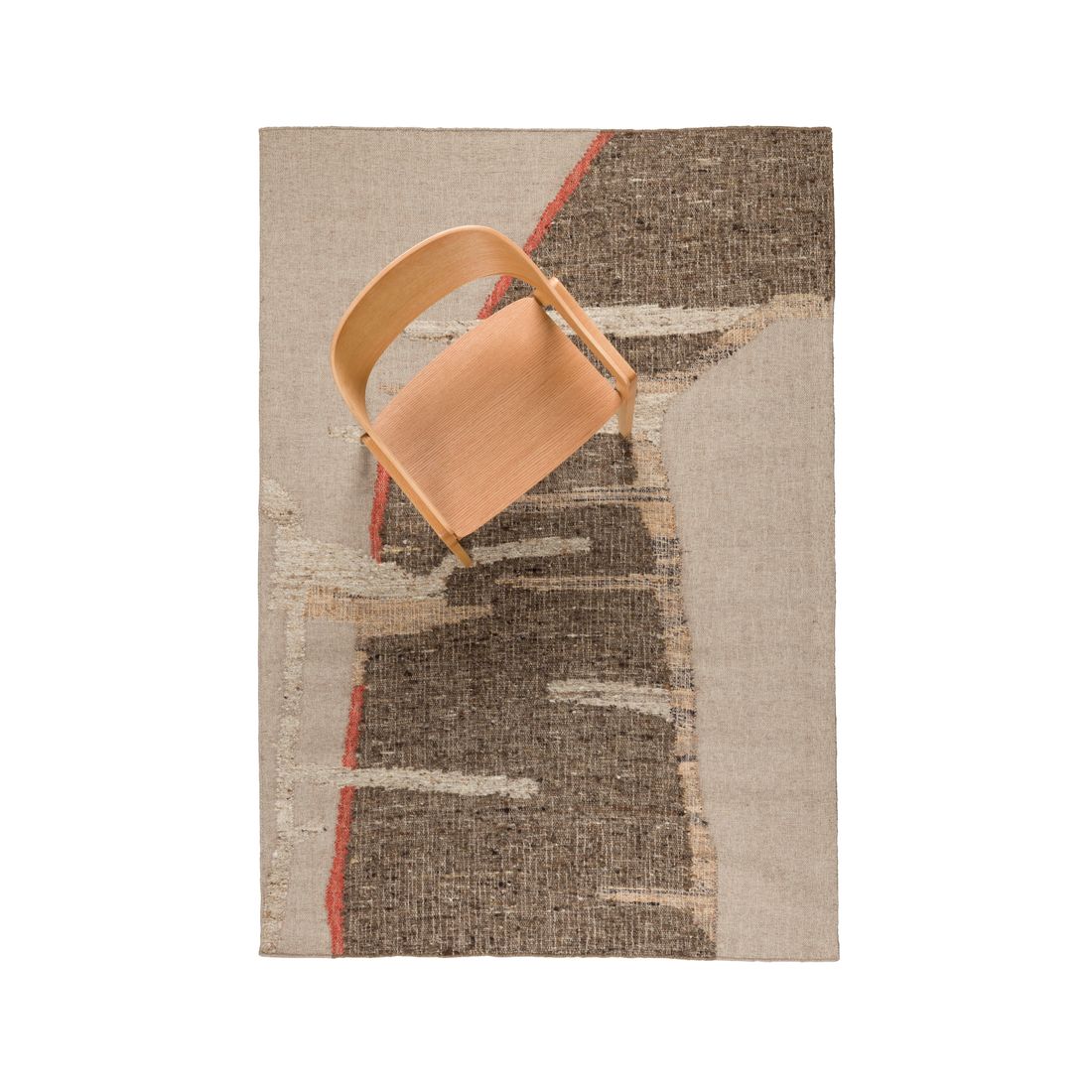 Dutchbone Vloerkleed Briton 160x230cm Beige - KwaliteitWonen.nl