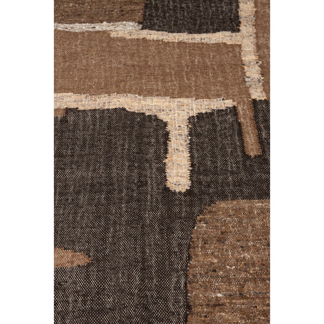 Dutchbone Vloerkleed Briton 200x300cm Bruin - KwaliteitWonen.nl
