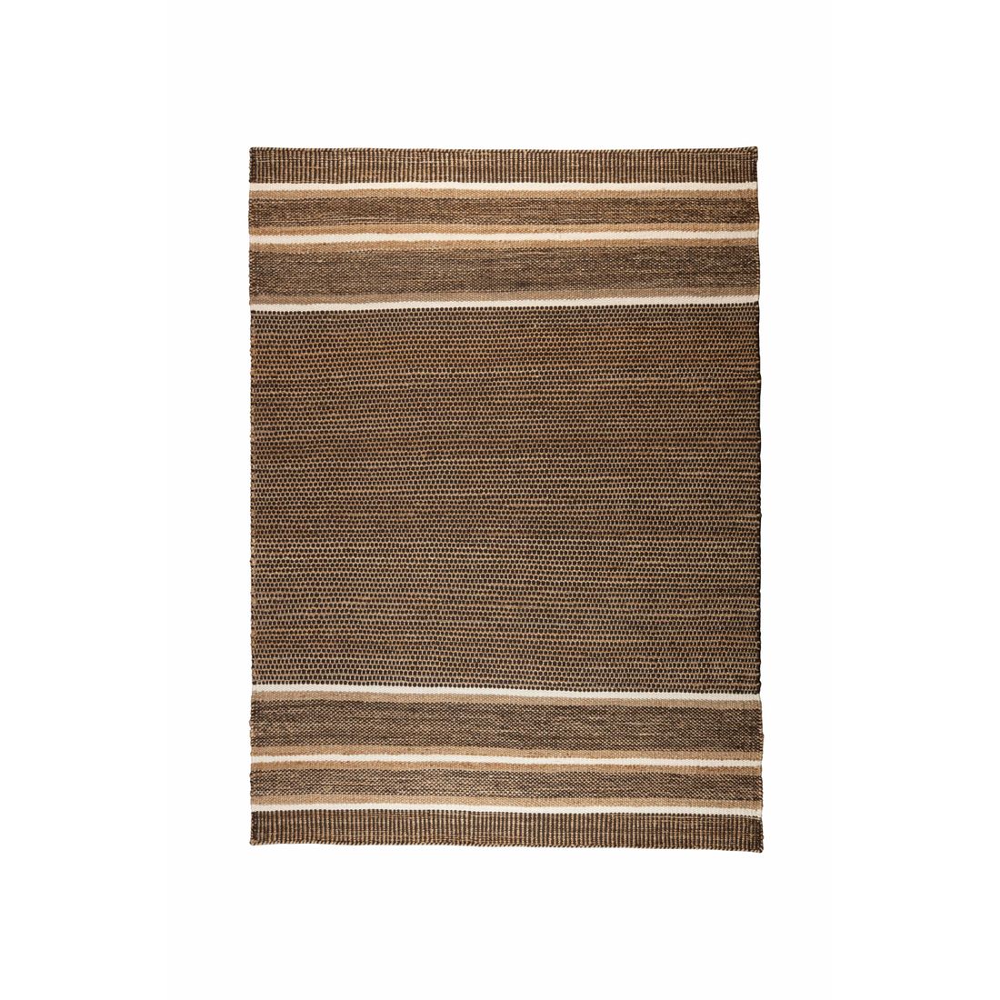 Dutchbone Vloerkleed Djahe Naturel/Bruin 160x230cm-Kwaliteitwonen.nl