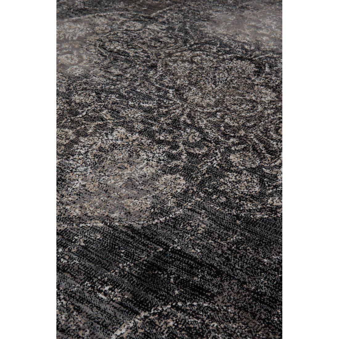 Dutchbone Vloerkleed Rugged 170x240cm Donker - KwaliteitWonen.nl