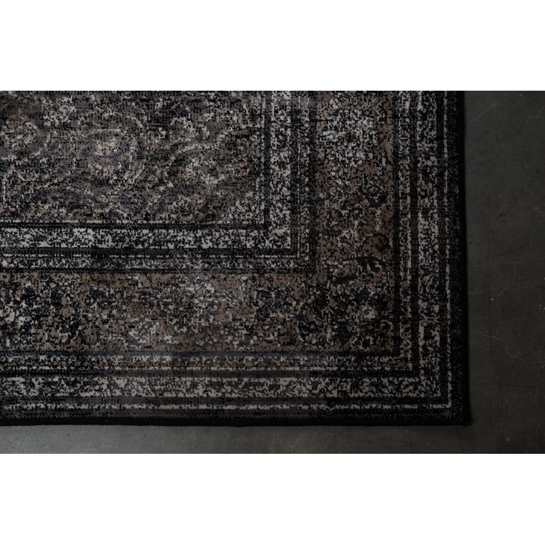 Dutchbone Vloerkleed Rugged 170x240cm Donker - KwaliteitWonen.nl