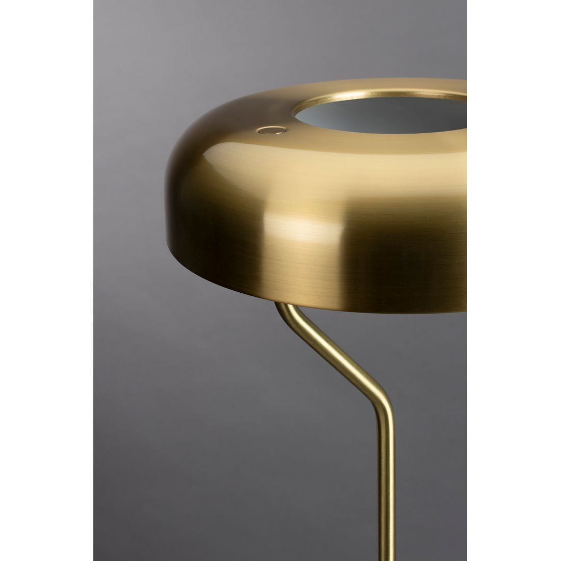 Dutchbone Vloerlamp Eclipse Messing - KwaliteitWonen.nl