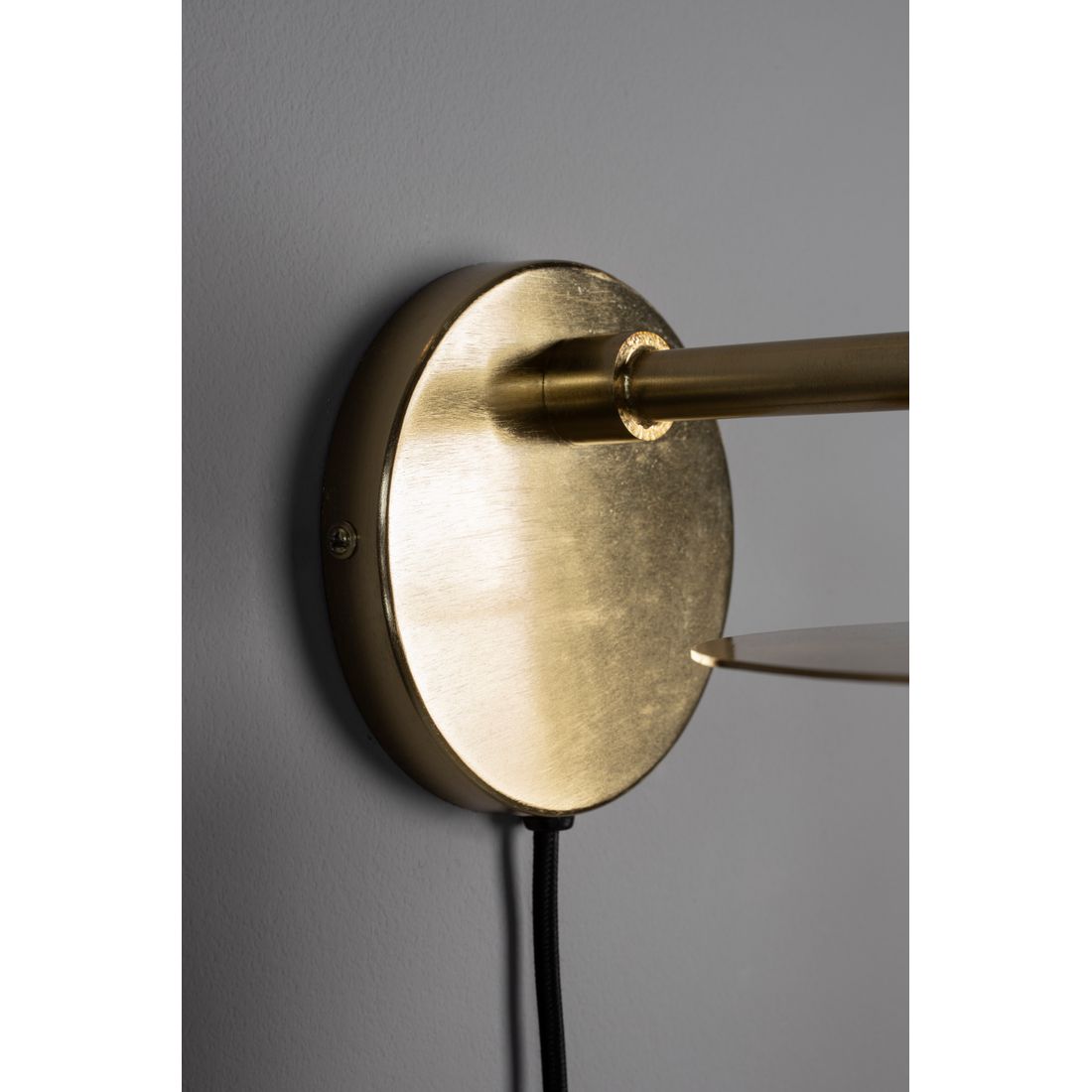 Dutchbone Wandlamp Aden Messing - KwaliteitWonen.nl