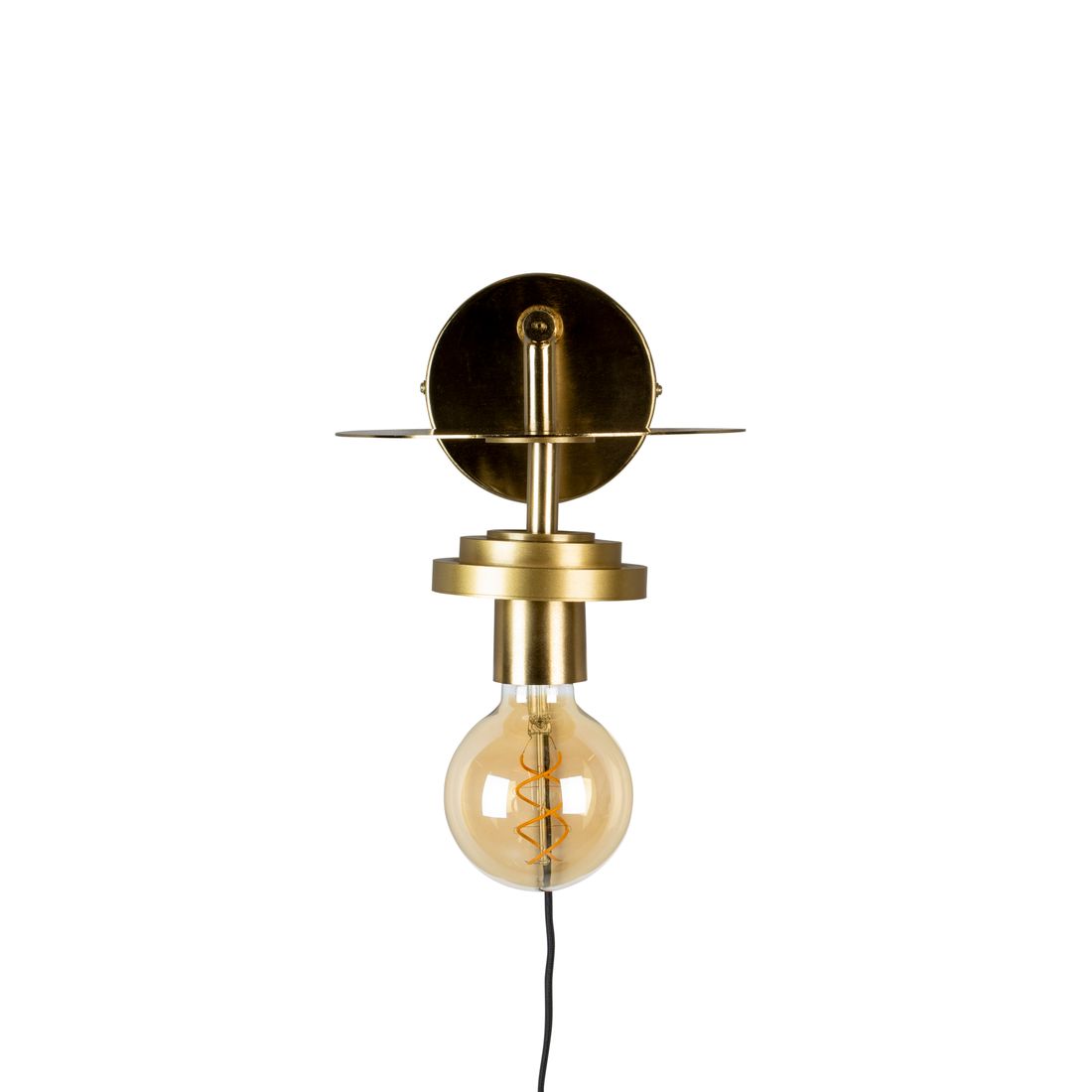 Dutchbone Wandlamp Aden Messing - KwaliteitWonen.nl
