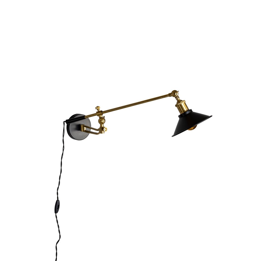 Dutchbone Wandlamp Penelope Zwart - KwaliteitWonen.nl