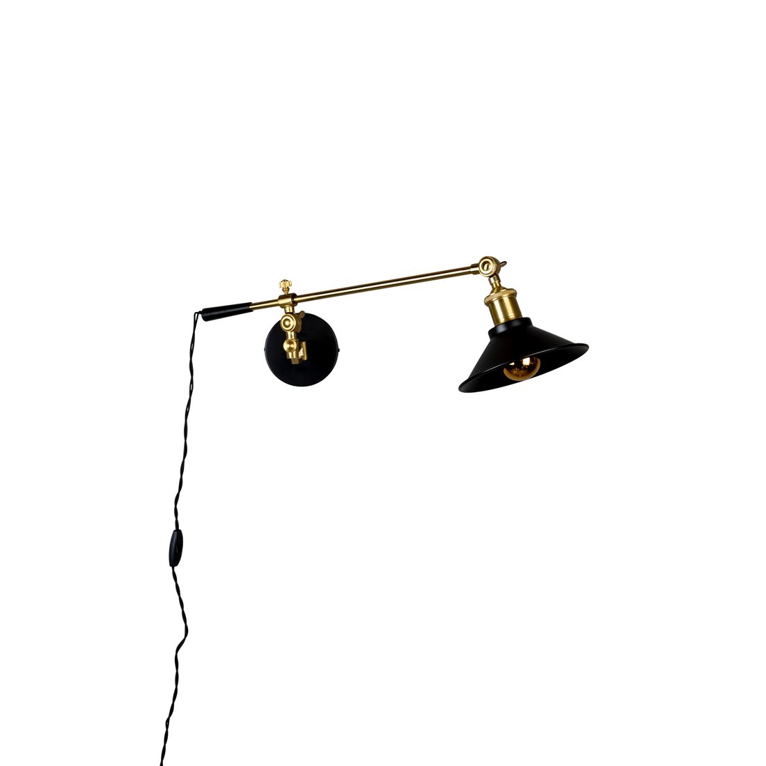 Dutchbone Wandlamp Penelope Zwart - KwaliteitWonen.nl