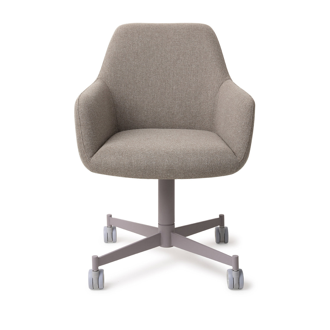 Jesper Home Hiroo Foggy Fusion Eetkamerstoel - Caster Grey - KwaliteitWonen.nl