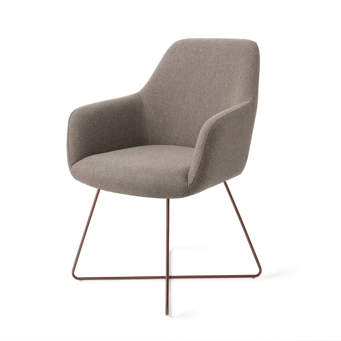 Jesper Home Hiroo Foggy Fusion Eetkamerstoel - Cross Rose - KwaliteitWonen.nl